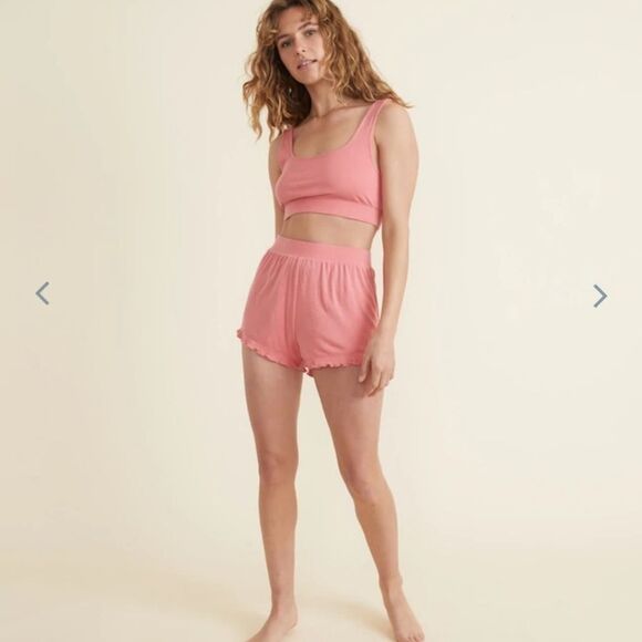 Marine Layer Pants - MARINE layer Luxe Rib Ruffle Short